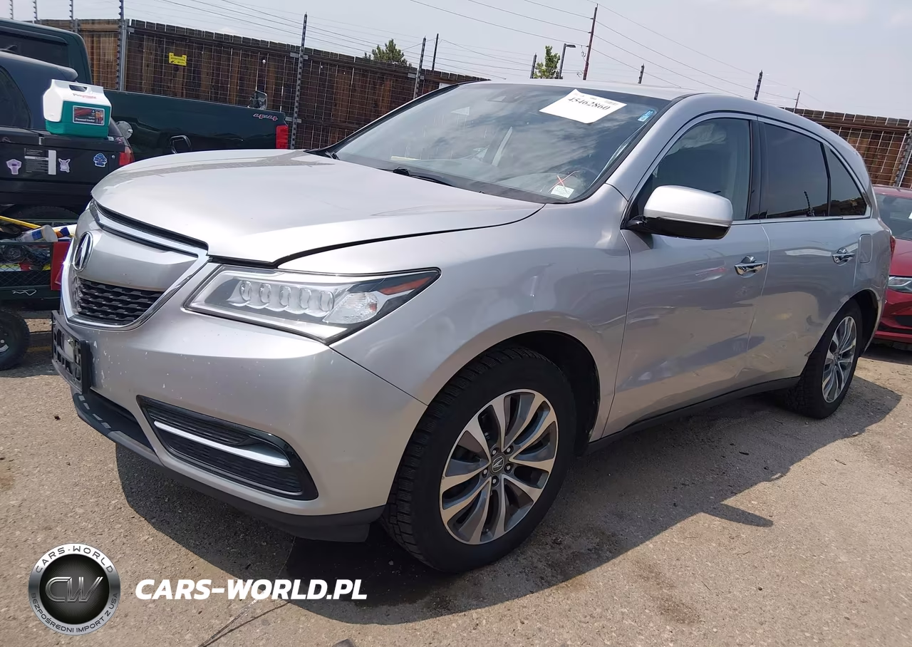 2015 Acura Mdx Technology Package VIN:5FRYD4H41FB028100 - 2