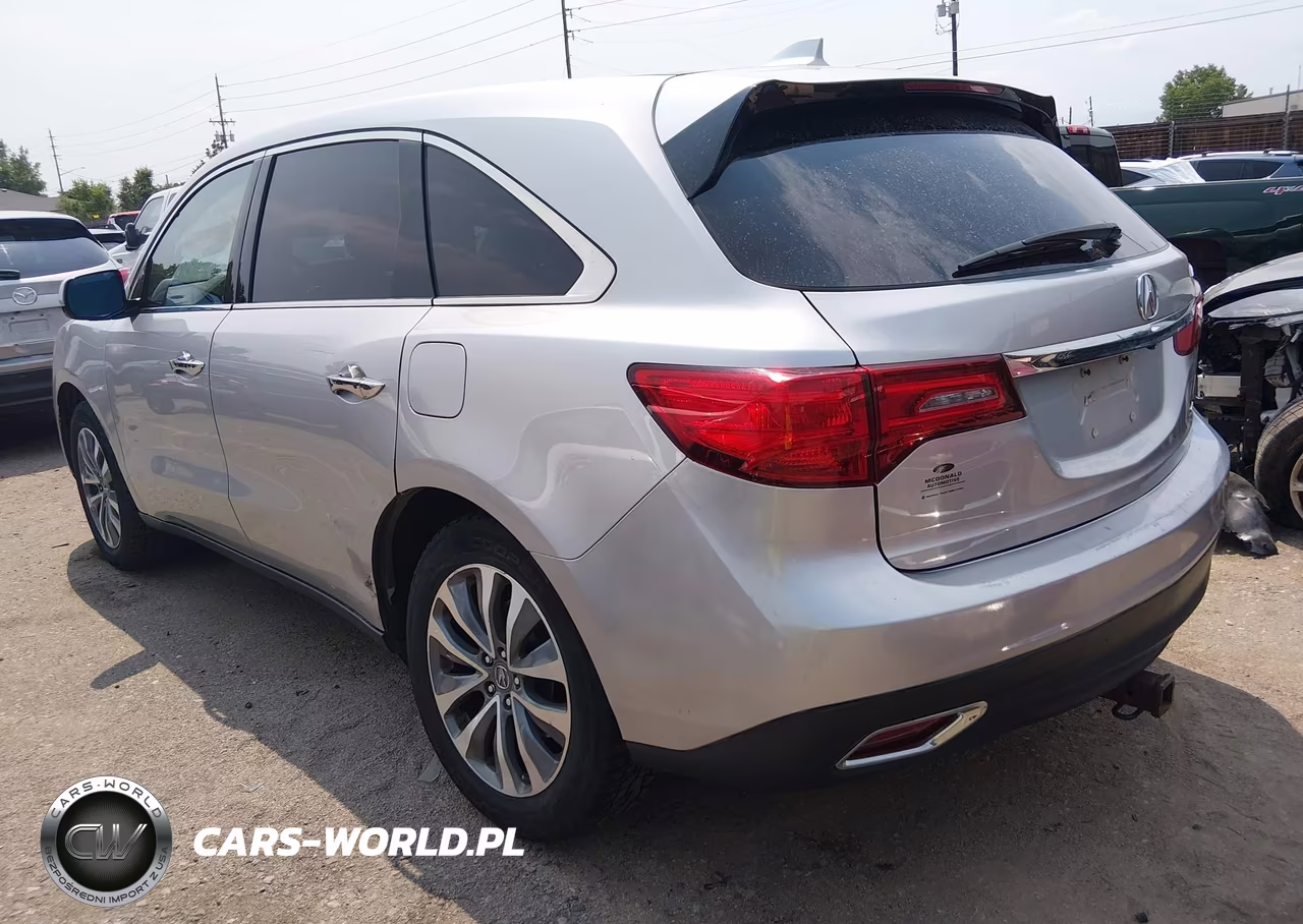 2015 Acura Mdx Technology Package VIN:5FRYD4H41FB028100 - 3