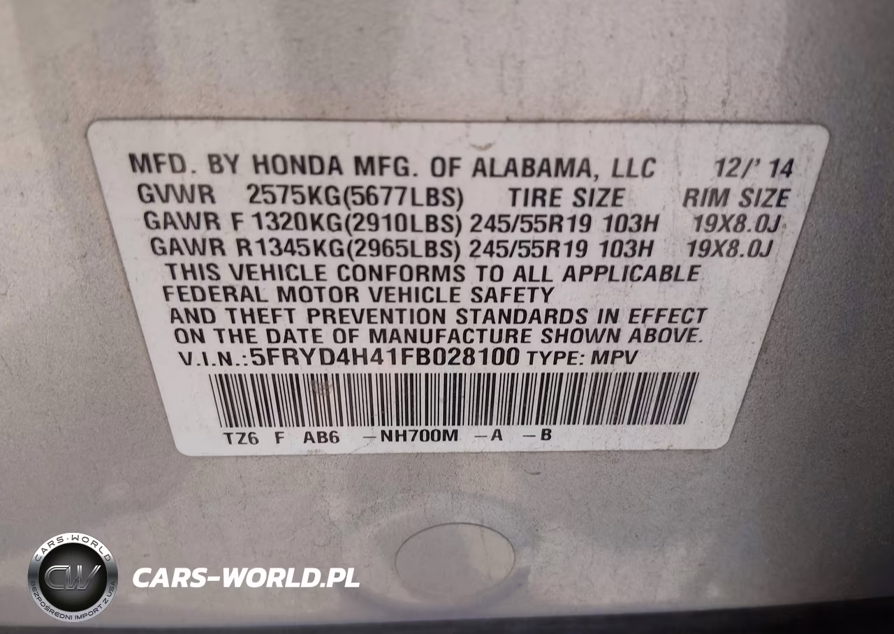 2015 Acura Mdx Technology Package VIN:5FRYD4H41FB028100 - 9