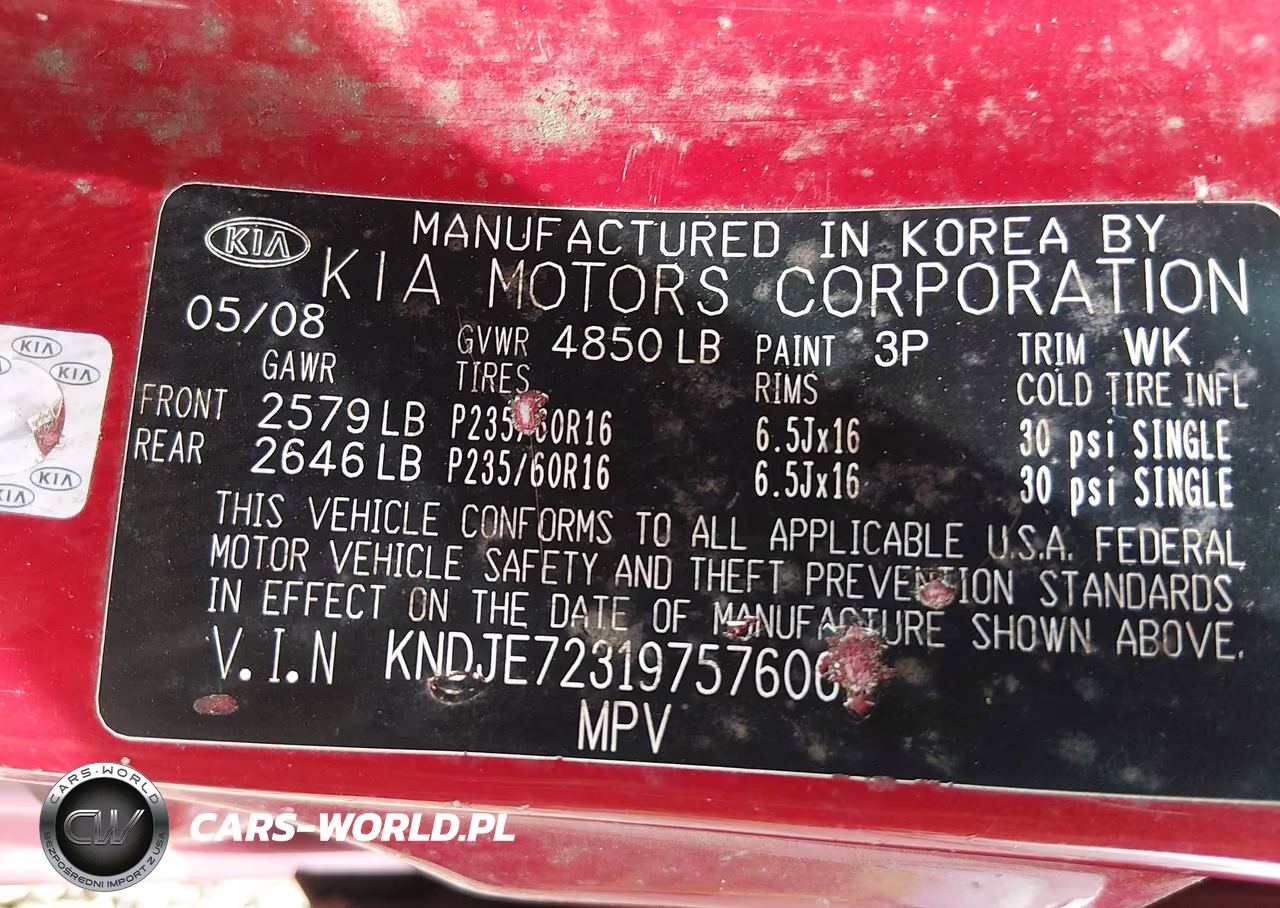 2009 Kia Sportage Lx V6 VIN:KNDJE723197576061 - 9