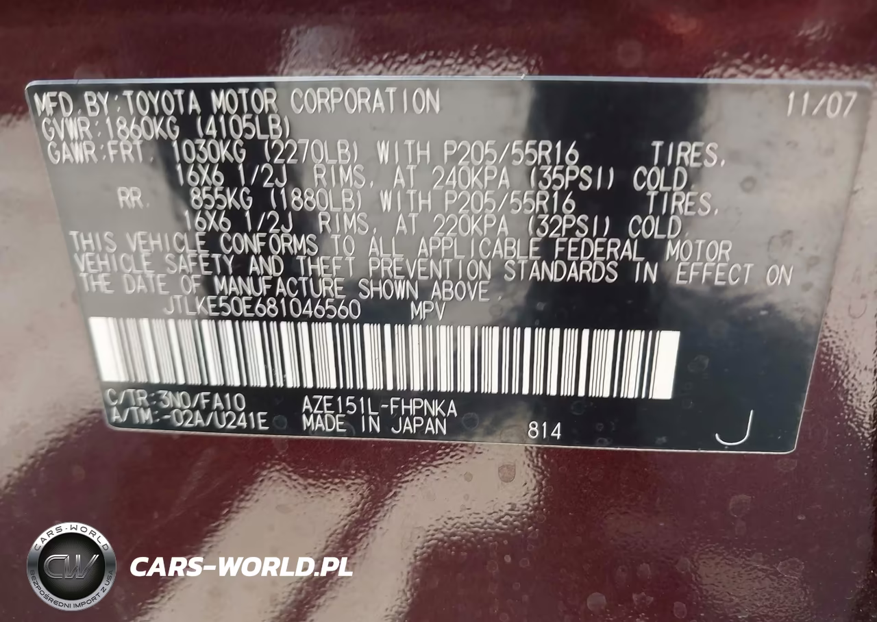 2008 Scion Xb VIN:JTLKE50E681046560 - 9