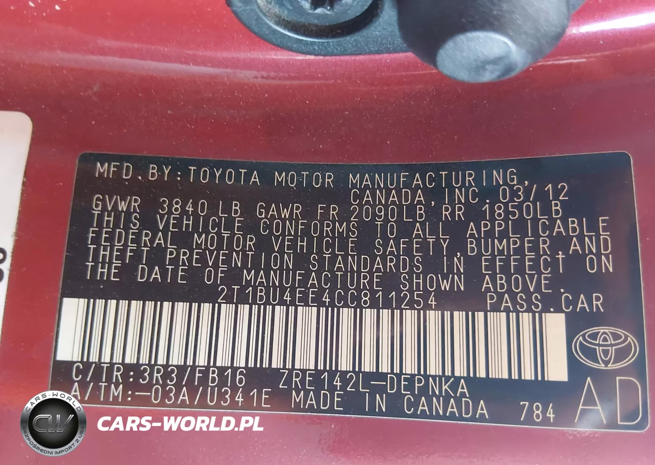 2012 Toyota Corolla Le VIN:2T1BU4EE4CC811254 - 9