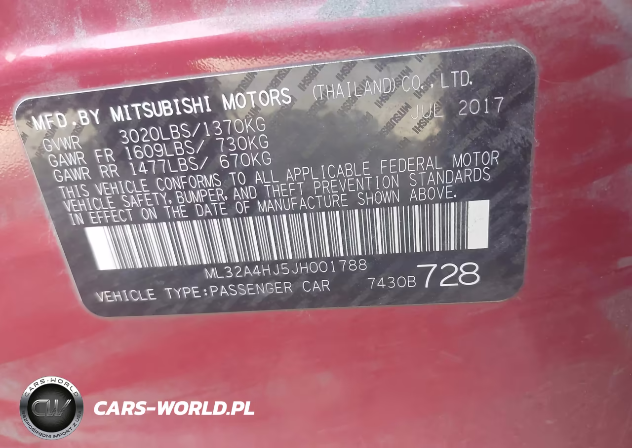 2018 Mitsubishi Mirage Se VIN:ML32A4HJ5JH001788 - 9