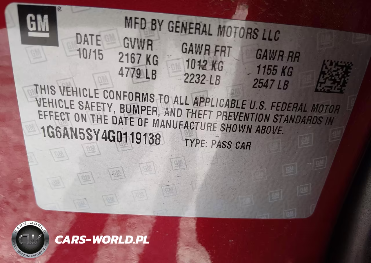 2016 Cadillac Ats-V VIN:1G6AN5SY4G0119138 - 9