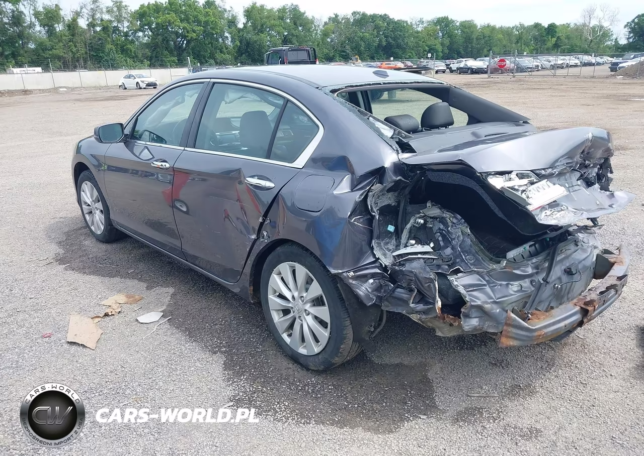 2014 Honda Accord Ex-L V-6 VIN:1HGCR3F87EA025725 - 3