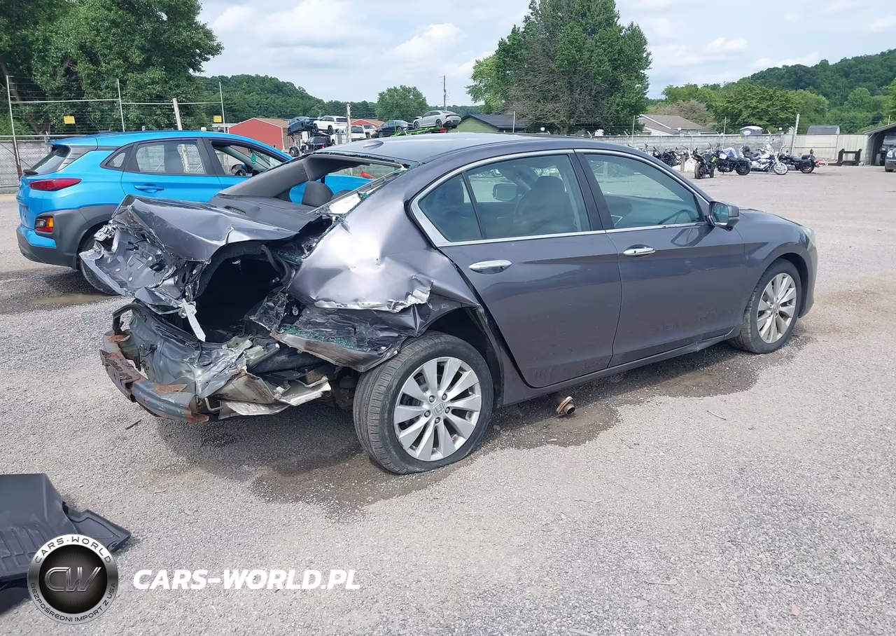 2014 Honda Accord Ex-L V-6 VIN:1HGCR3F87EA025725 - 4