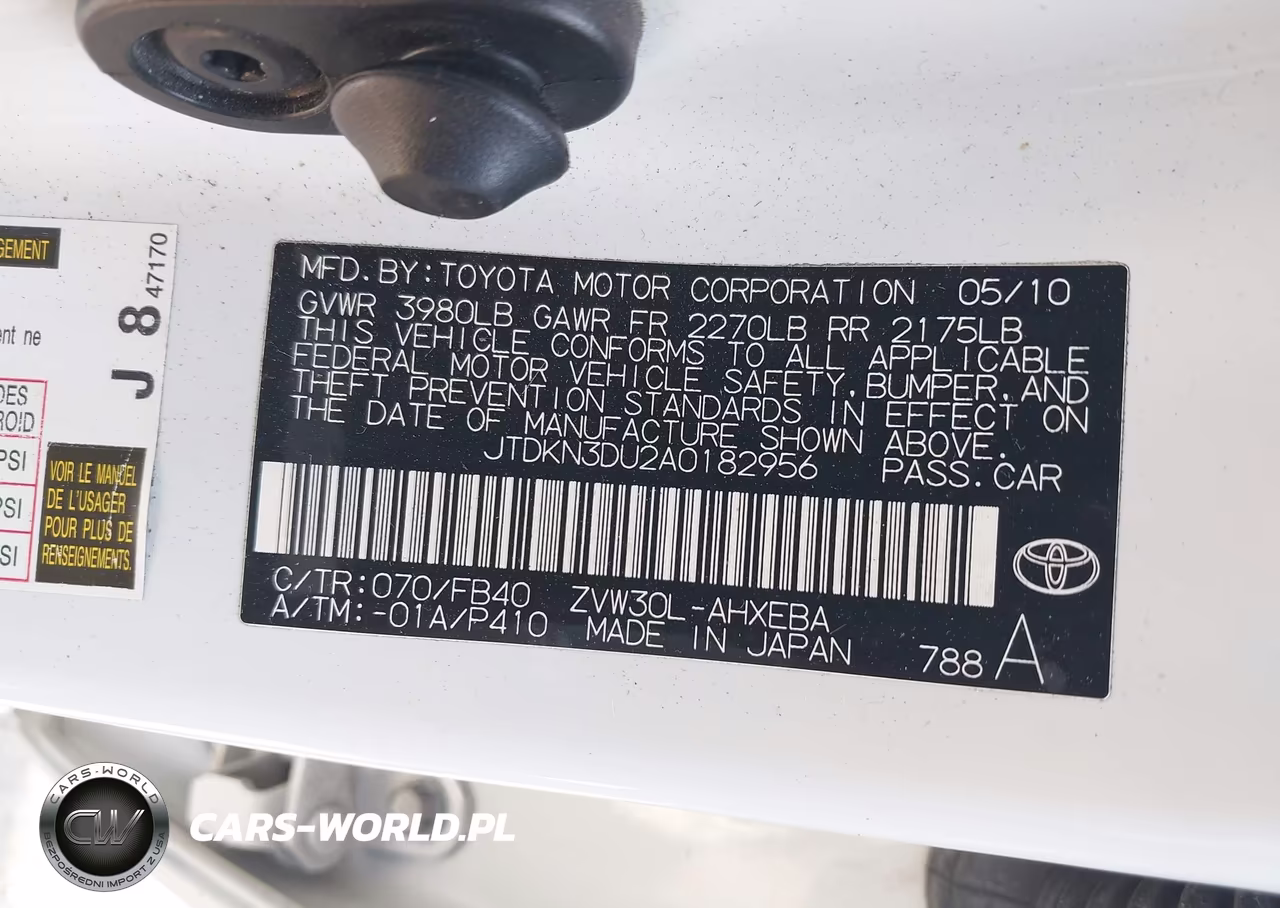 2010 Toyota Prius Ii VIN:JTDKN3DU2A0182956 - 9