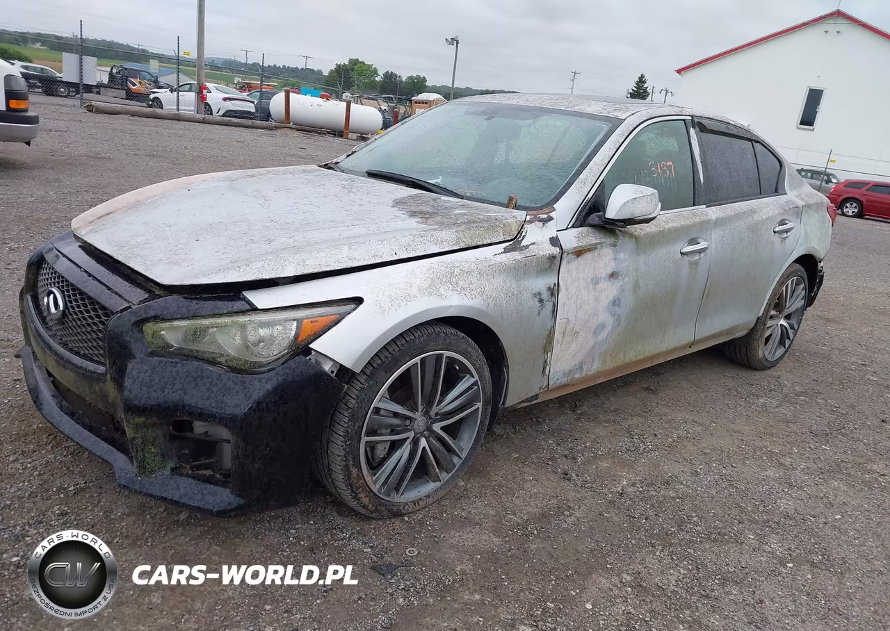 2014 Infiniti Q50 Sport VIN:JN1BV7ARXEM689970 - 2