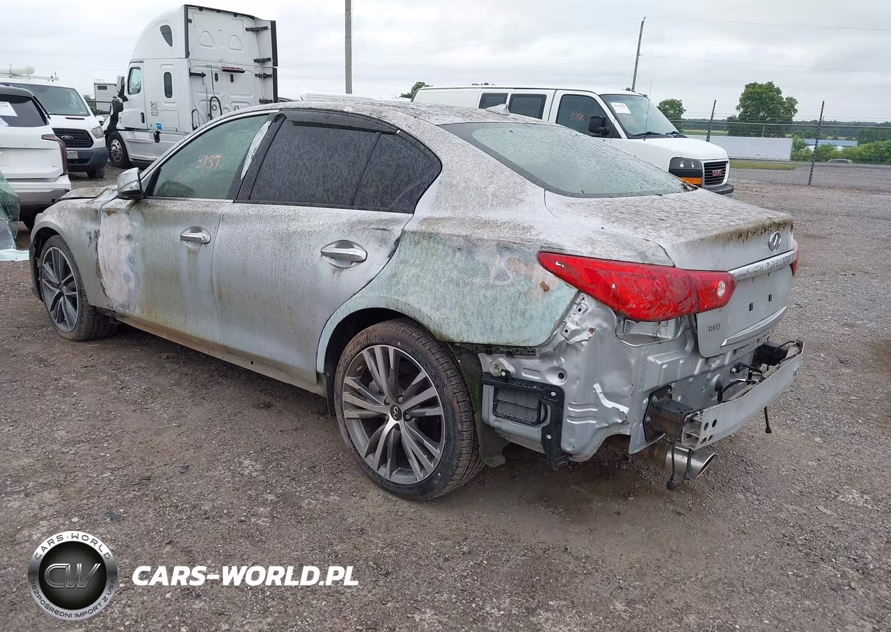 2014 Infiniti Q50 Sport VIN:JN1BV7ARXEM689970 - 3