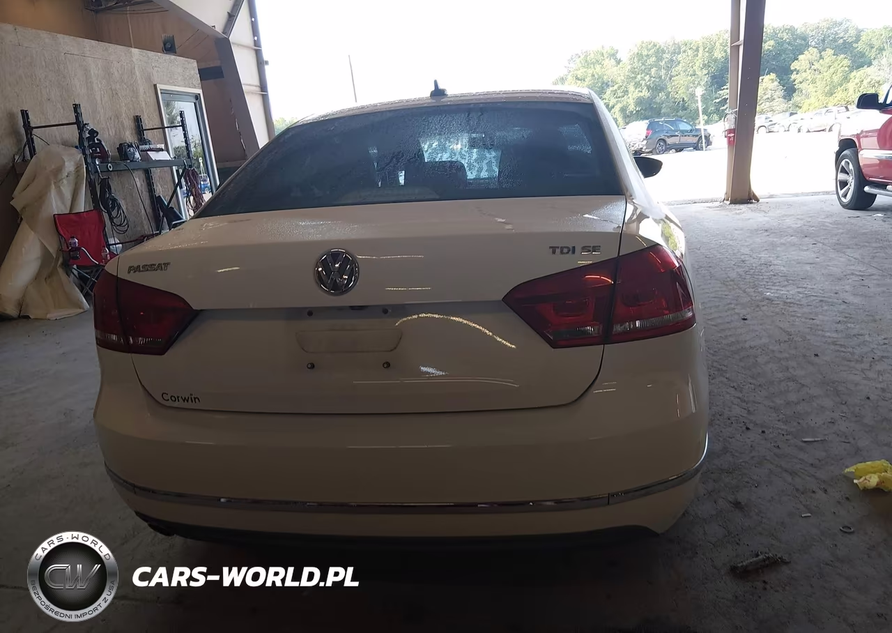 2012 Volkswagen Passat 2.0L Tdi Se VIN:1VWBN7A37CC063530 - 16