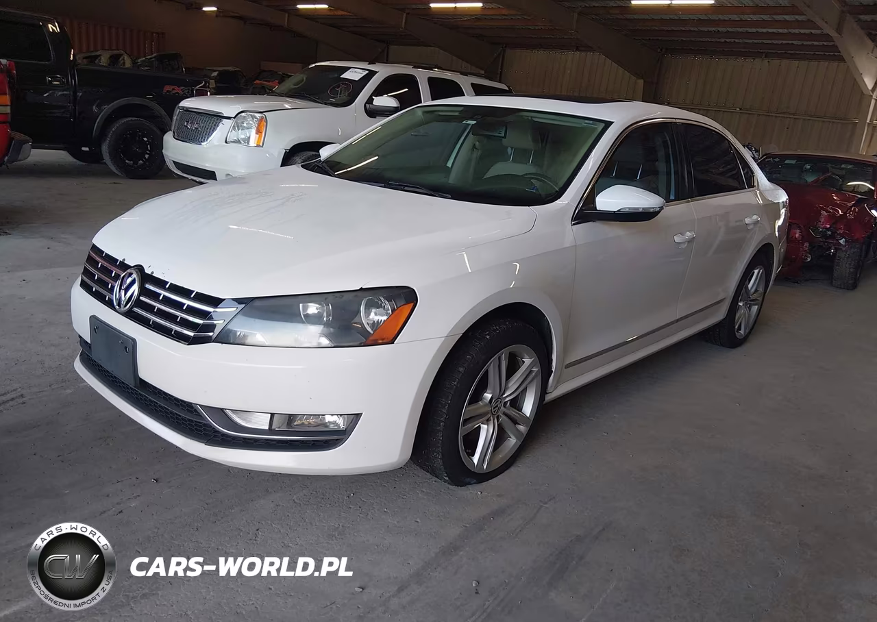 2012 Volkswagen Passat 2.0L Tdi Se VIN:1VWBN7A37CC063530 - 2