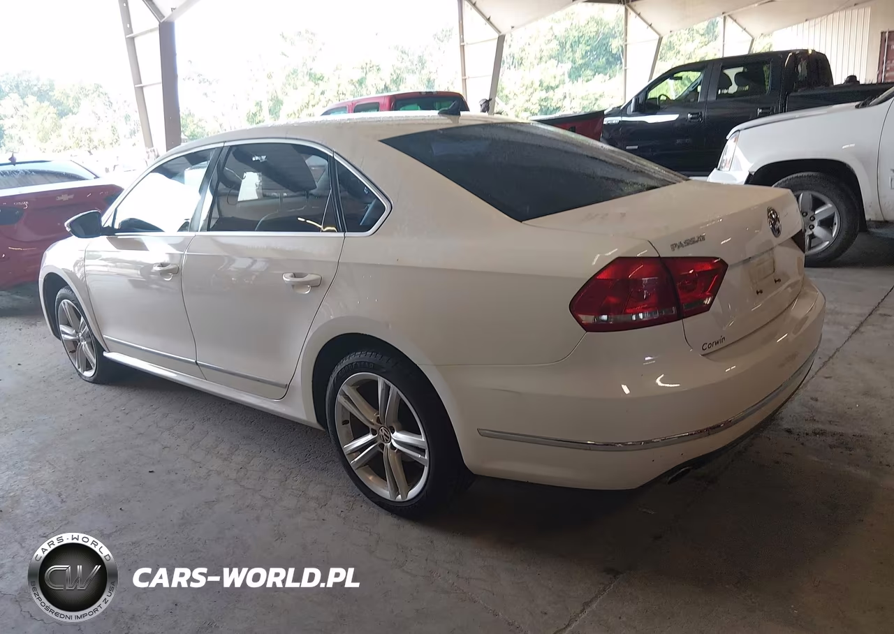2012 Volkswagen Passat 2.0L Tdi Se VIN:1VWBN7A37CC063530 - 3