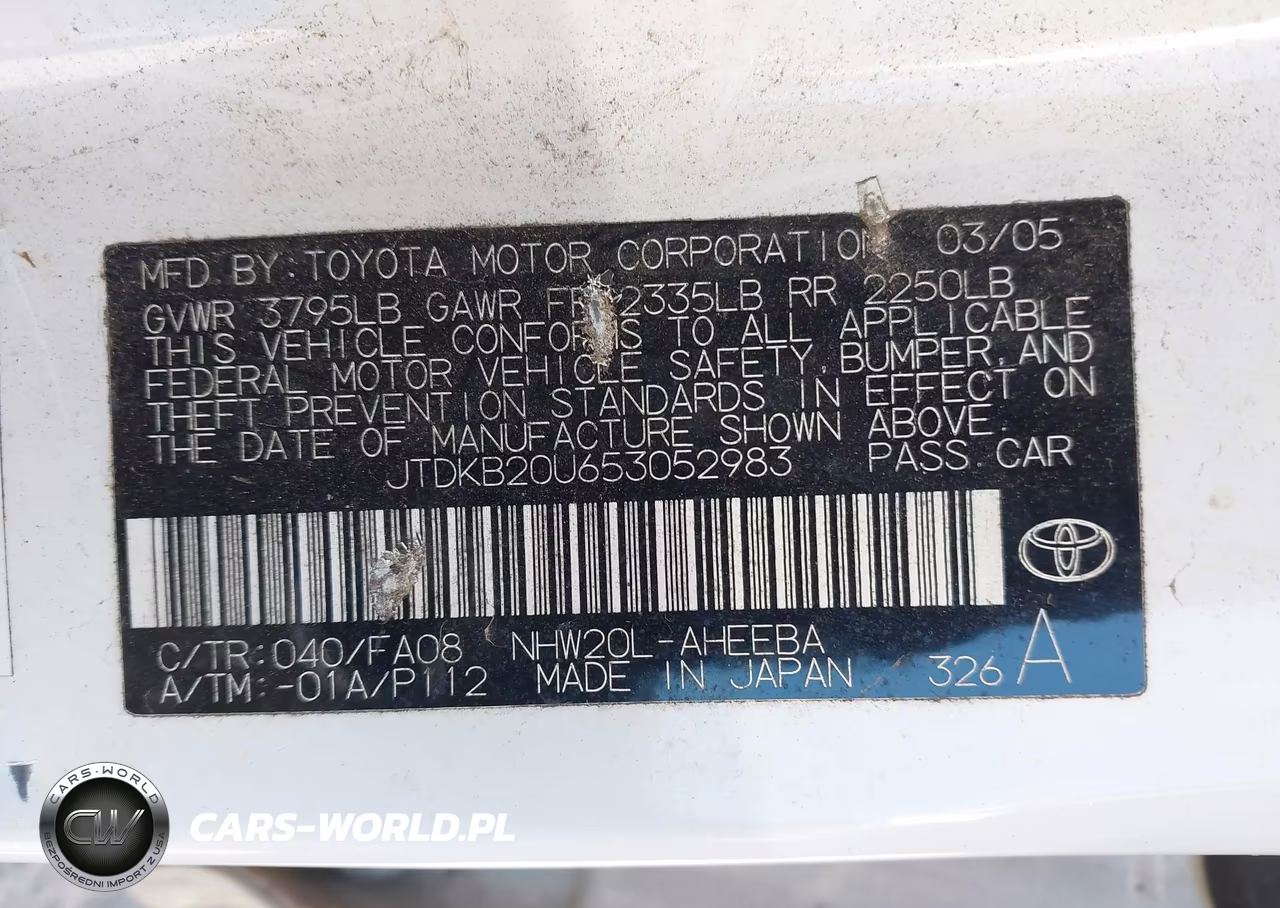 2005 Toyota Prius VIN:JTDKB20U653052983 - 9