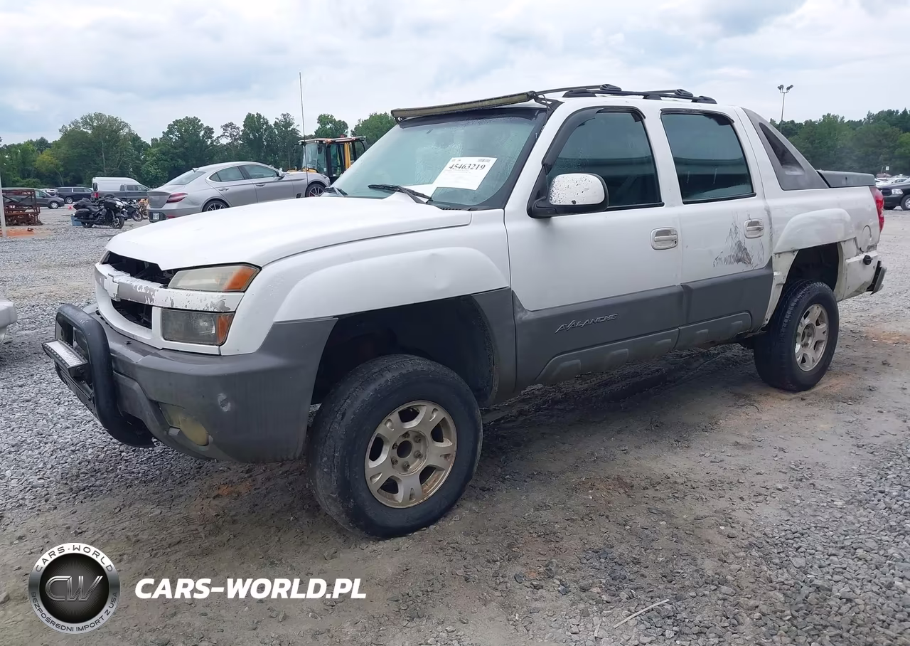 2002 Chevrolet Avalanche 1500 VIN:3GNEC13T12G111591 - 2
