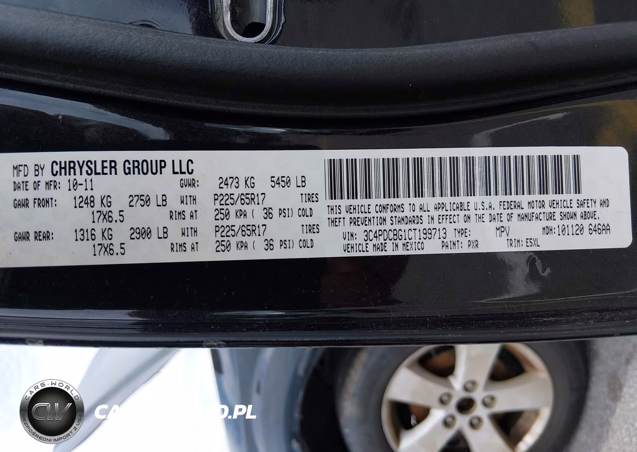 2012 Dodge Journey Sxt VIN:3C4PDCBG1CT199713 - 9