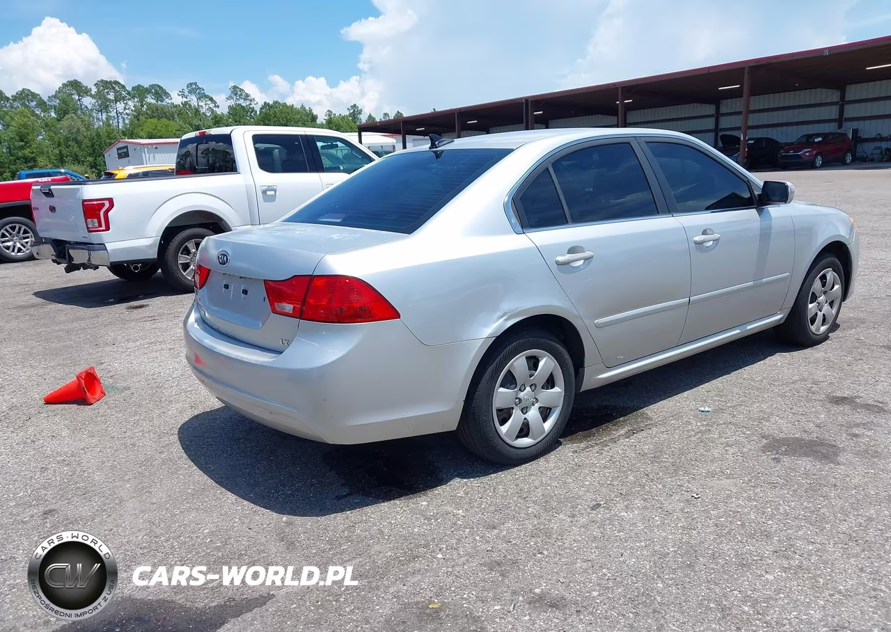 2009 Kia Optima Lx VIN:KNAGE228895302549 - 4