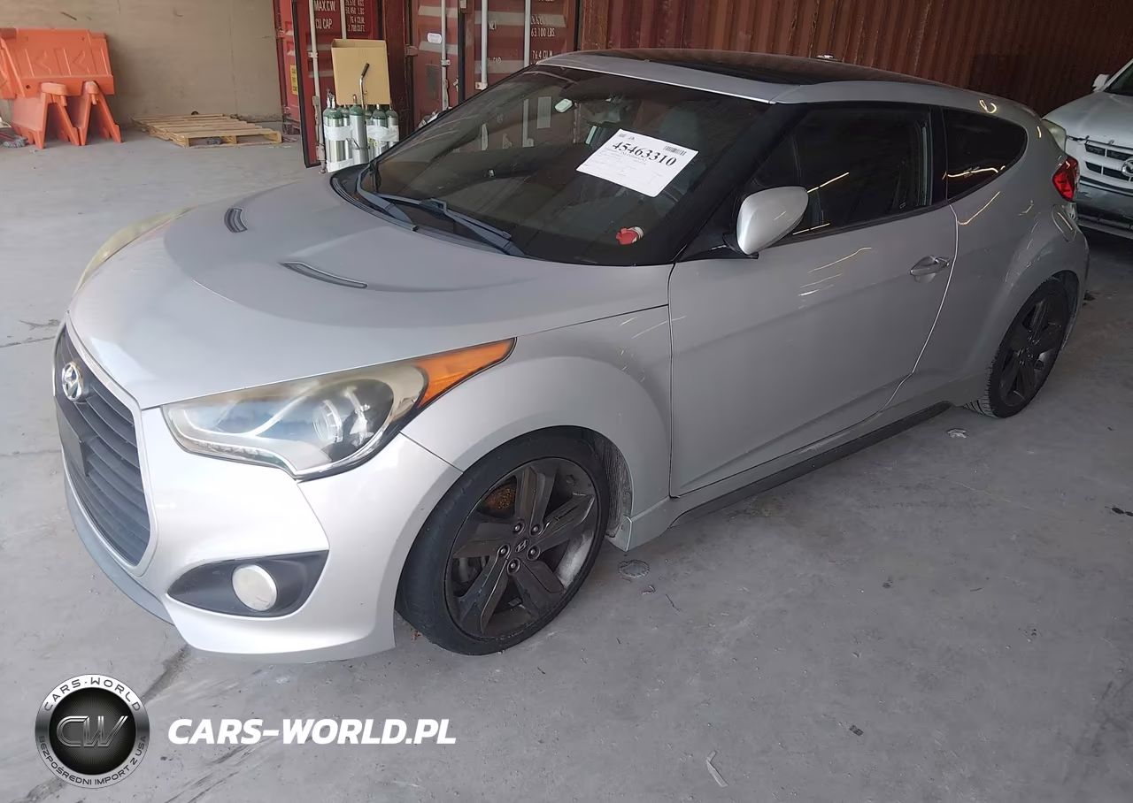 2014 Hyundai Veloster Turbo W-Black VIN:KMHTC6AEXEU202261 - 2