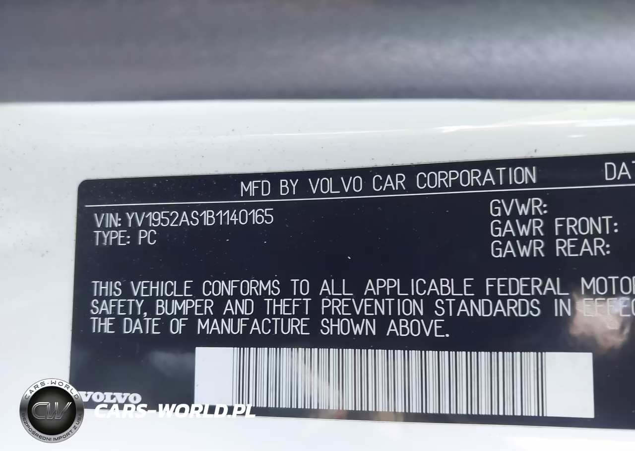 2011 Volvo S80 3.2L VIN:YV1952AS1B1140165 - 9