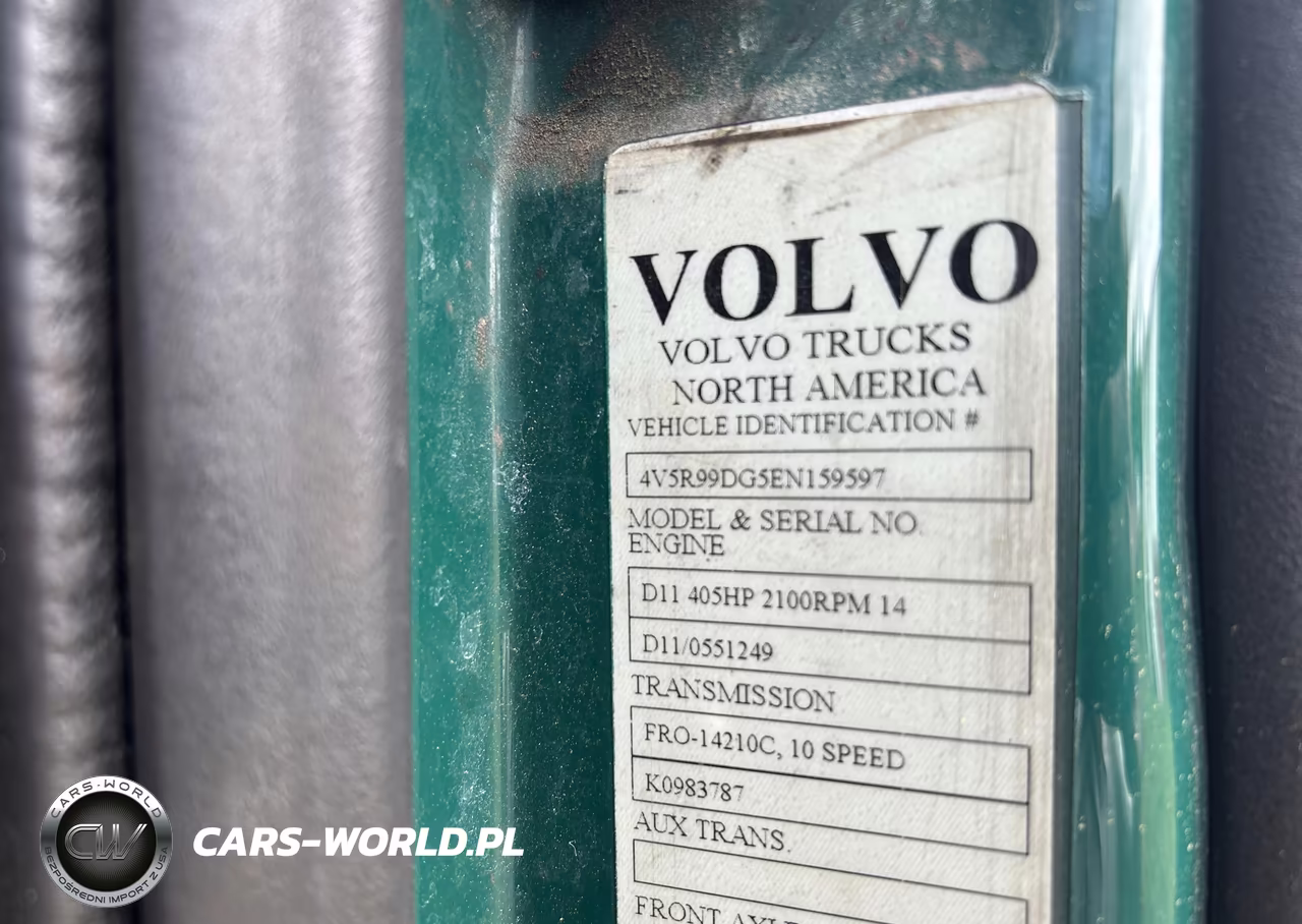 2014 Volvo Vah VIN:4V5R99DG5EN159597 - 9