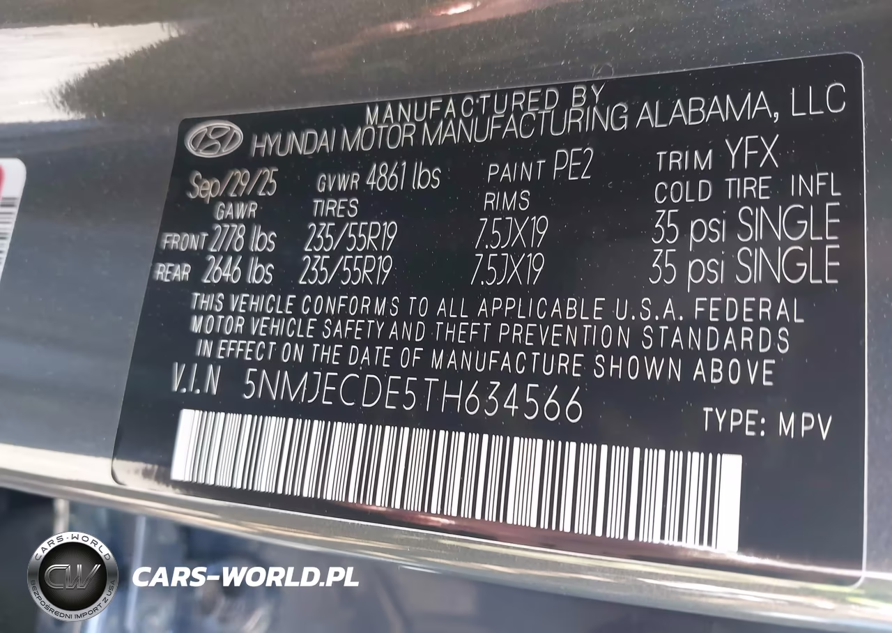 2026 Hyundai Tucson Limited VIN:5NMJECDE5TH634566 - 9