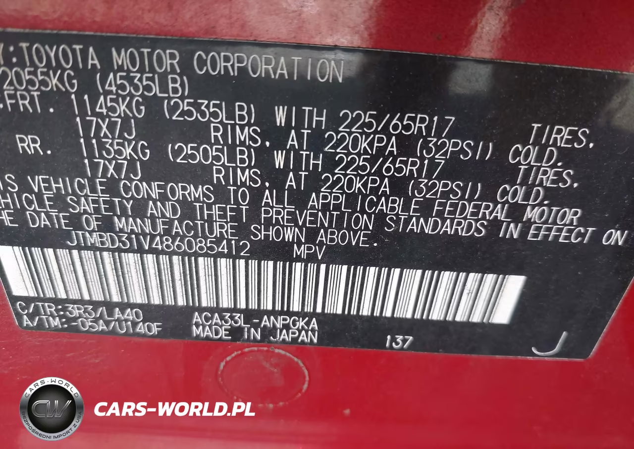 2008 Toyota Rav4 Limited VIN:JTMBD31V486085412 - 9