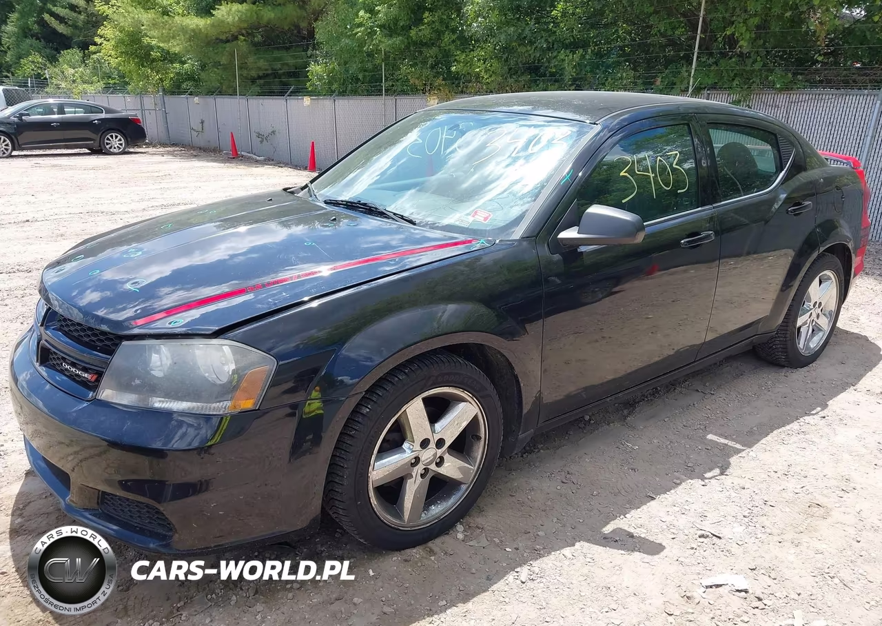 2014 Dodge Avenger Se VIN:1C3CDZAG8EN118314 - 2