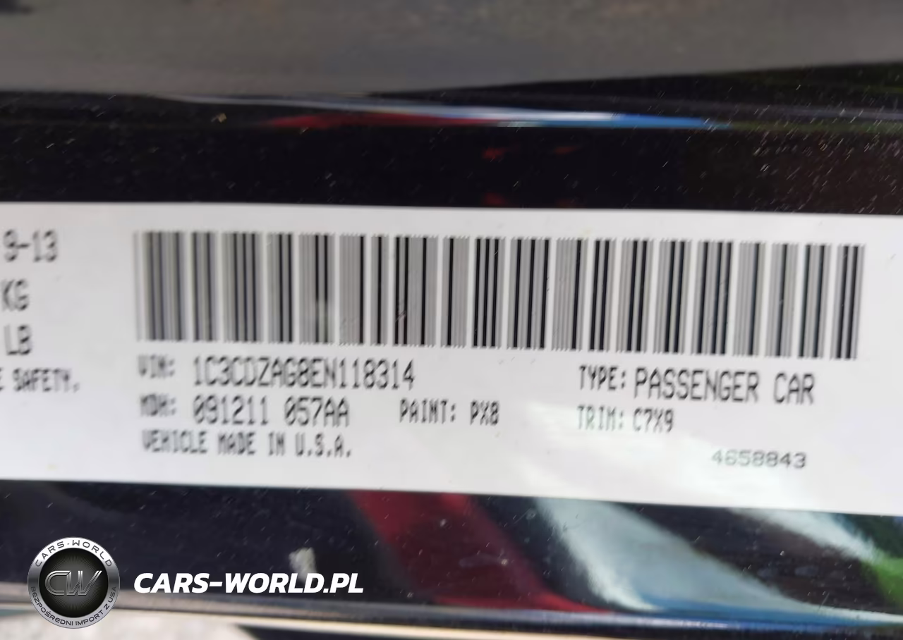 2014 Dodge Avenger Se VIN:1C3CDZAG8EN118314 - 9