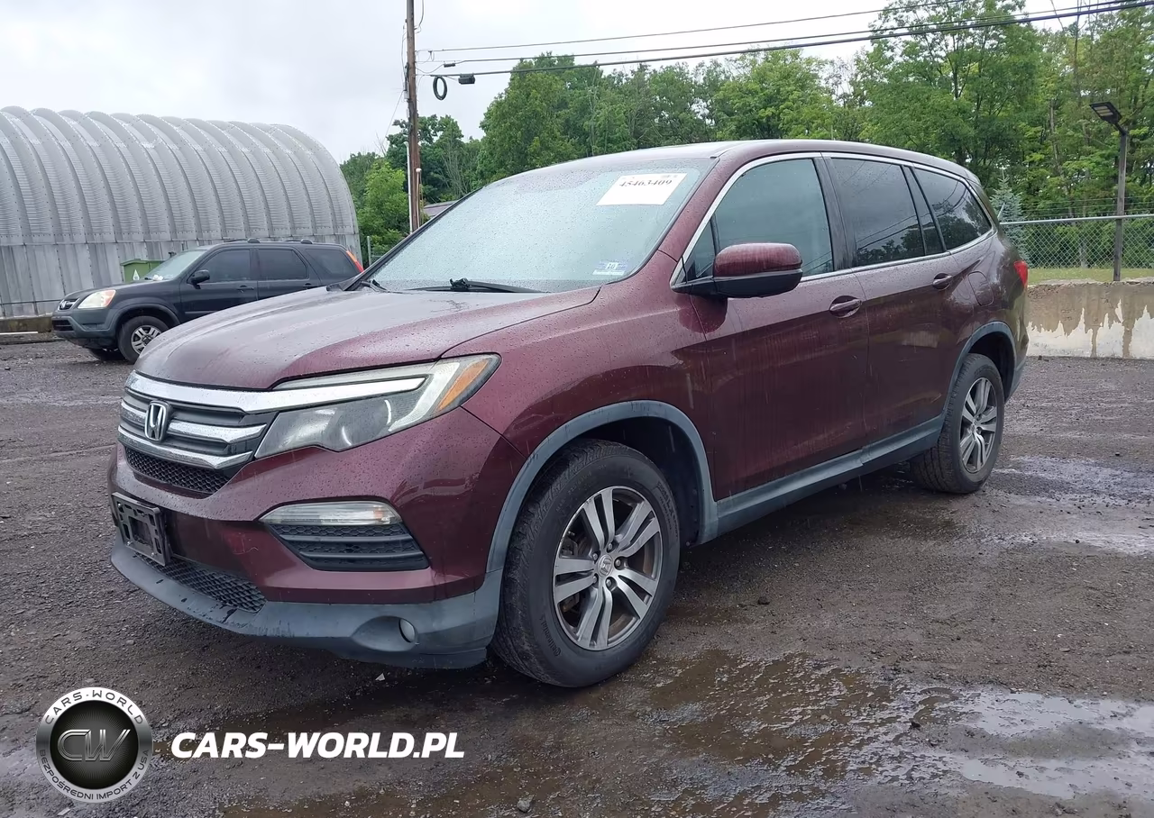2016 Honda Pilot Ex-L VIN:5FNYF6H8XGB027832 - 2