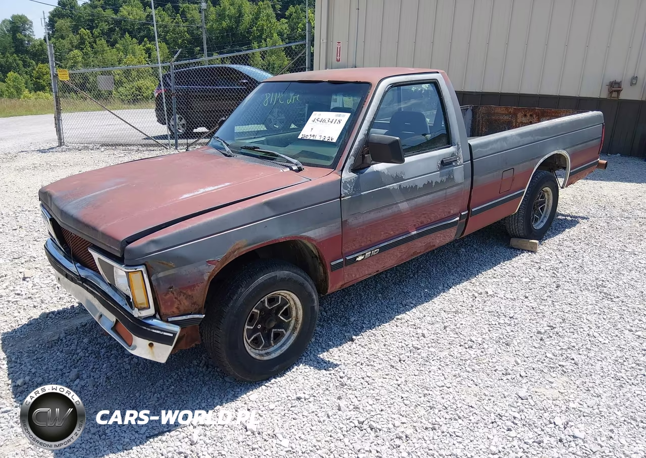 1993 Chevrolet S Truck S10 VIN:1GCCS14R8P8165831 - 2