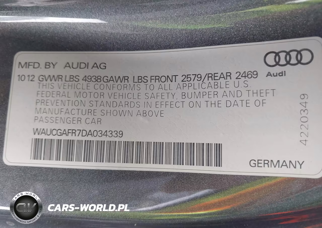 2013 Audi S5 3.0T Premium Plus VIN:WAUCGAFR7DA034339 - 9