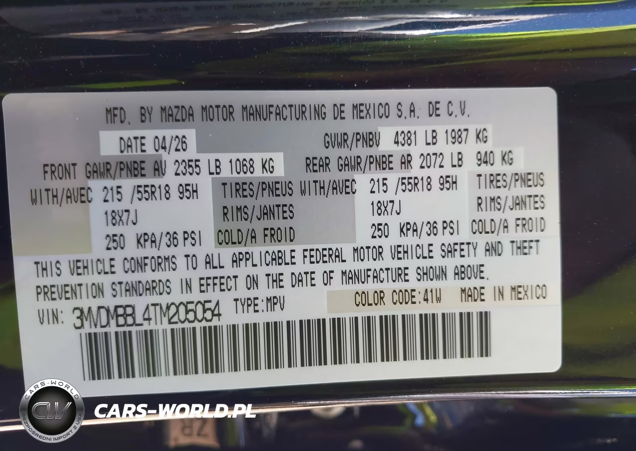 2026 Mazda Cx-30 2.5 S Select Sport VIN:3MVDMBBL4TM205054 - 9