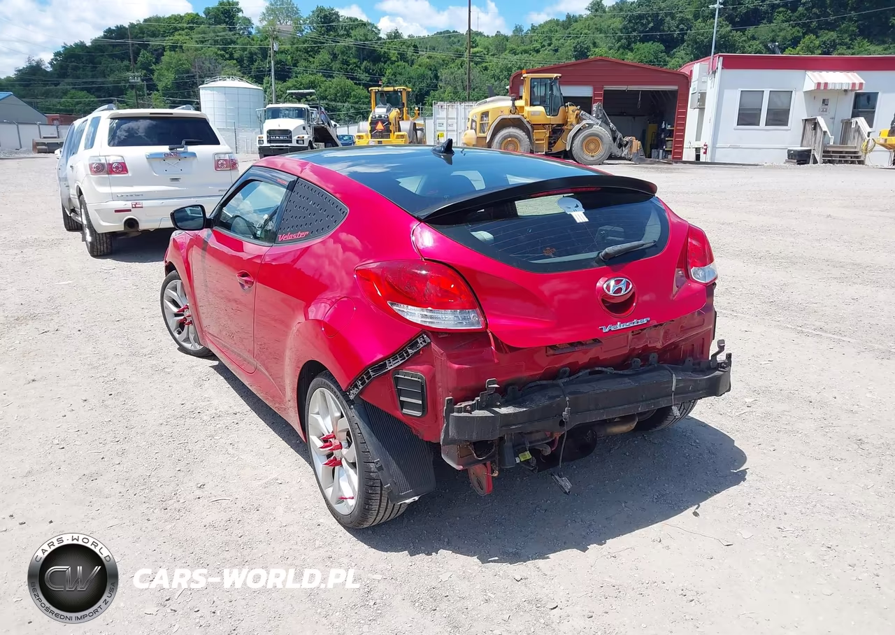 2013 Hyundai Veloster Base W-Gray VIN:KMHTC6AD7DU116945 - 3
