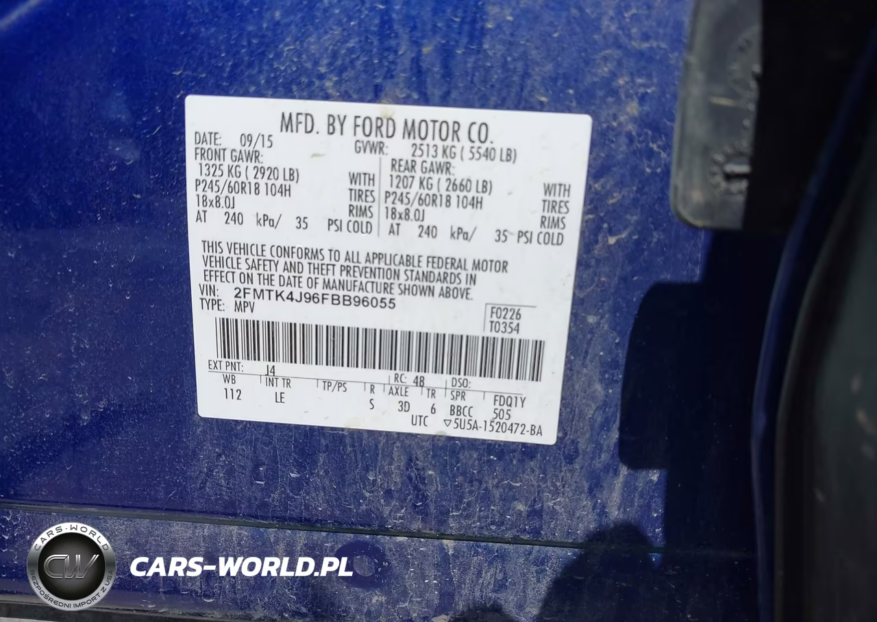 2015 Ford Edge Sel VIN:2FMTK4J96FBB96055 - 9