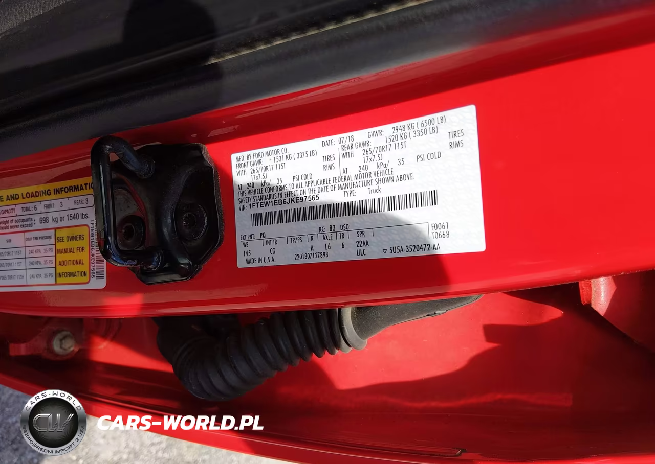 2018 Ford F-150 Xl-Xlt VIN:1FTEW1EB6JKE97565 - 9