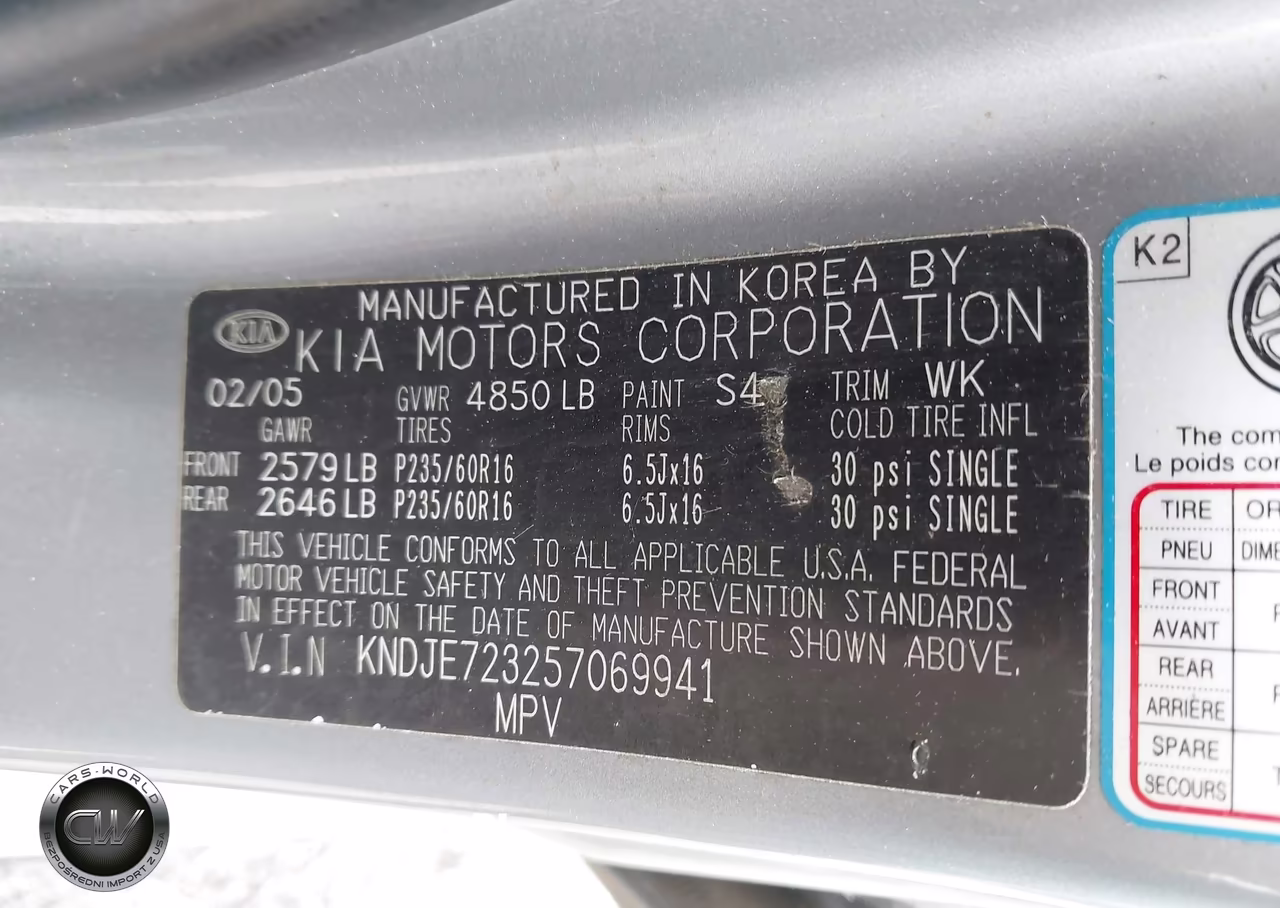 2005 Kia Sportage Ex V6-Lx V6 VIN:KNDJE723257069941 - 9
