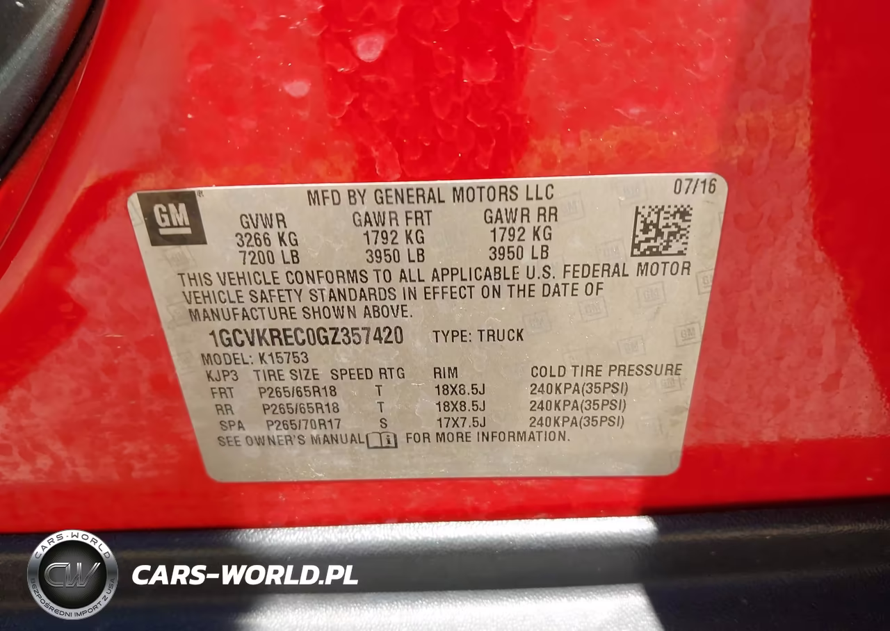2016 Chevrolet Silverado 1500 1Lt VIN:1GCVKREC0GZ357420 - 9