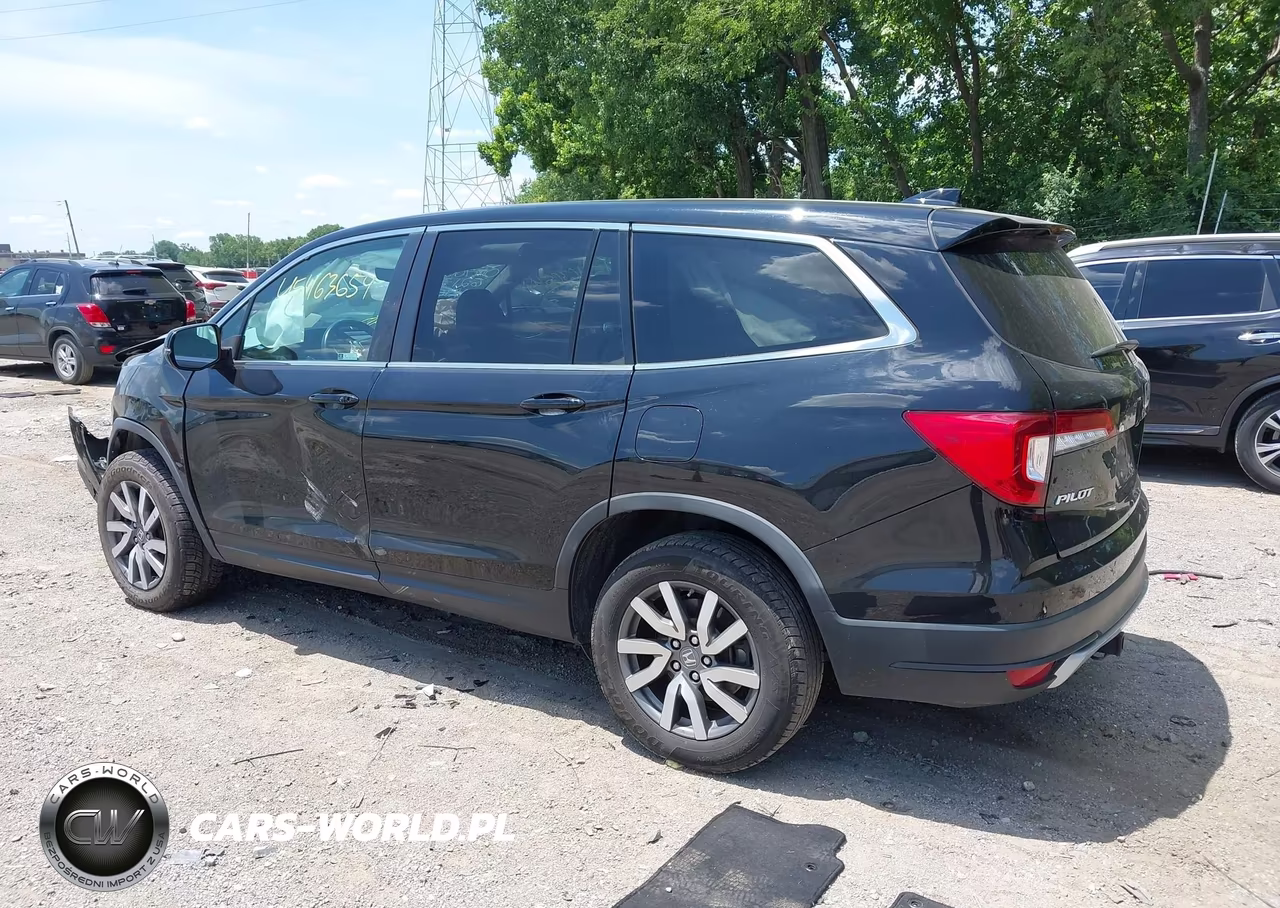 2019 Honda Pilot Ex-L VIN:5FNYF6H59KB047004 - 3