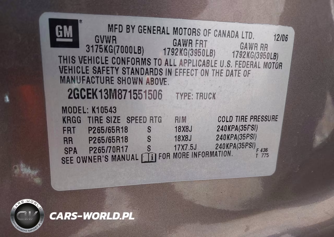 2007 Chevrolet Silverado K1500 Crew Cab VIN:2GCEK13M871551506 - 9