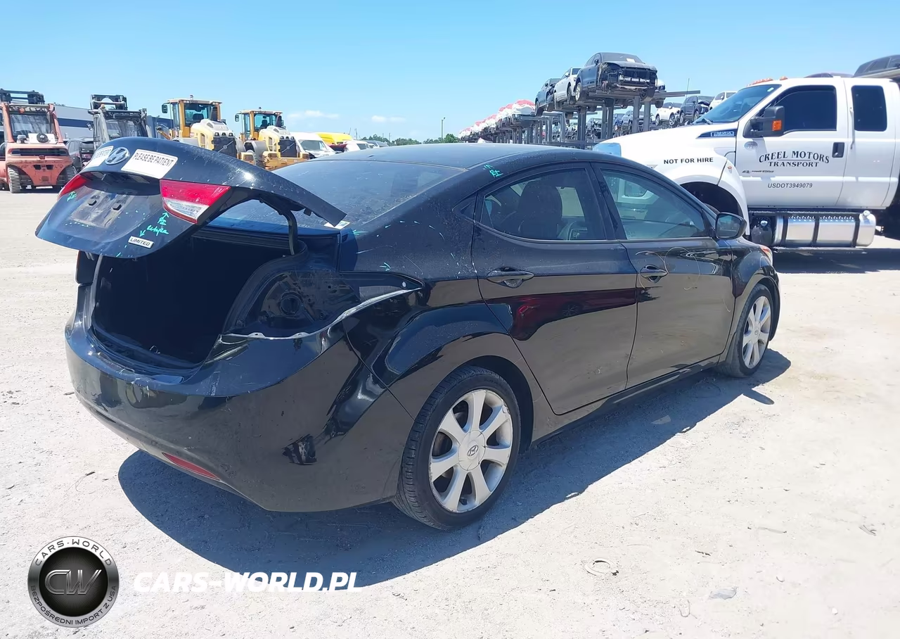 2013 Hyundai Elantra Limited VIN:5NPDH4AE3DH226909 - 4