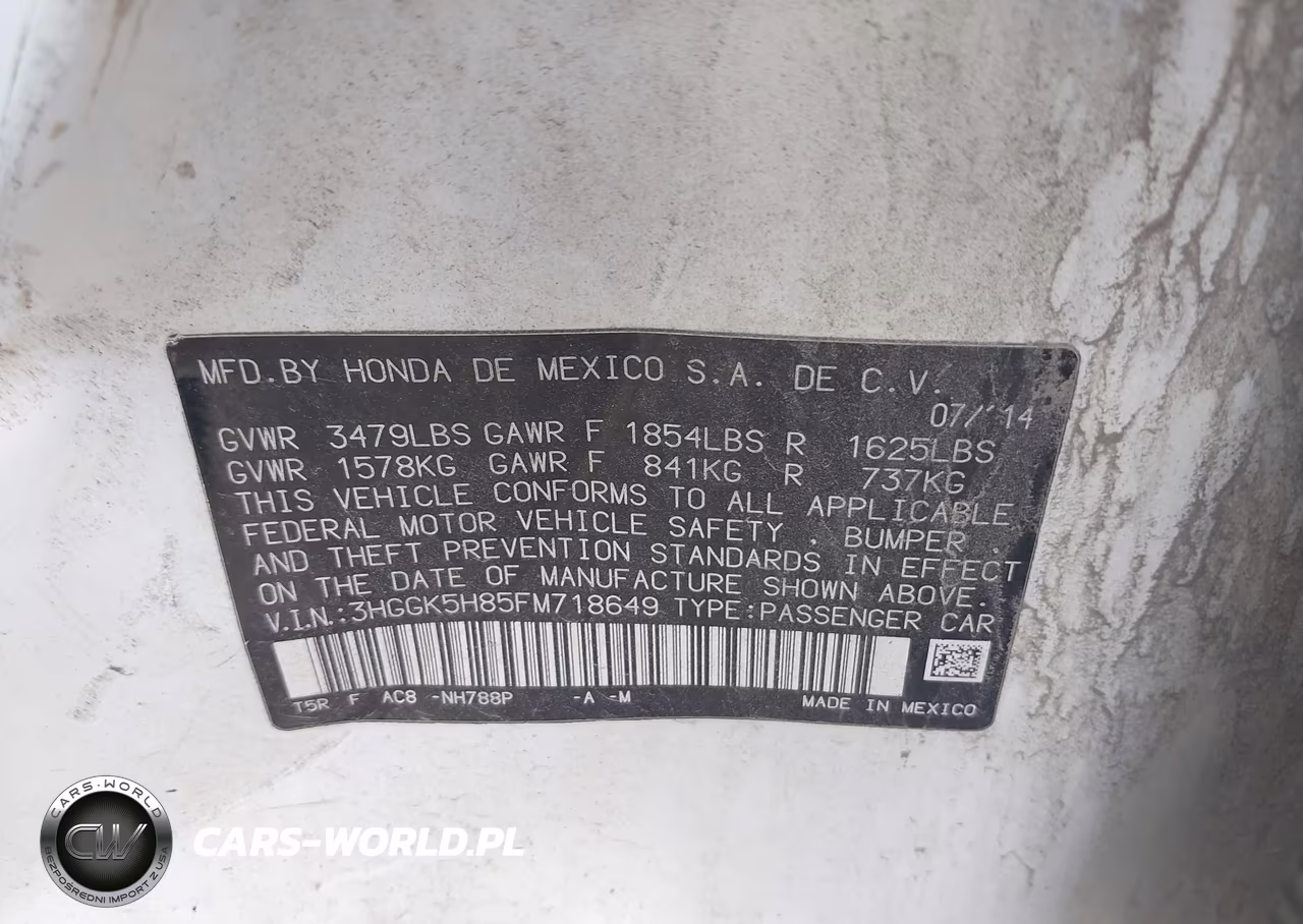 2015 Honda Fit Ex-Ex-L VIN:3HGGK5H85FM718649 - 9
