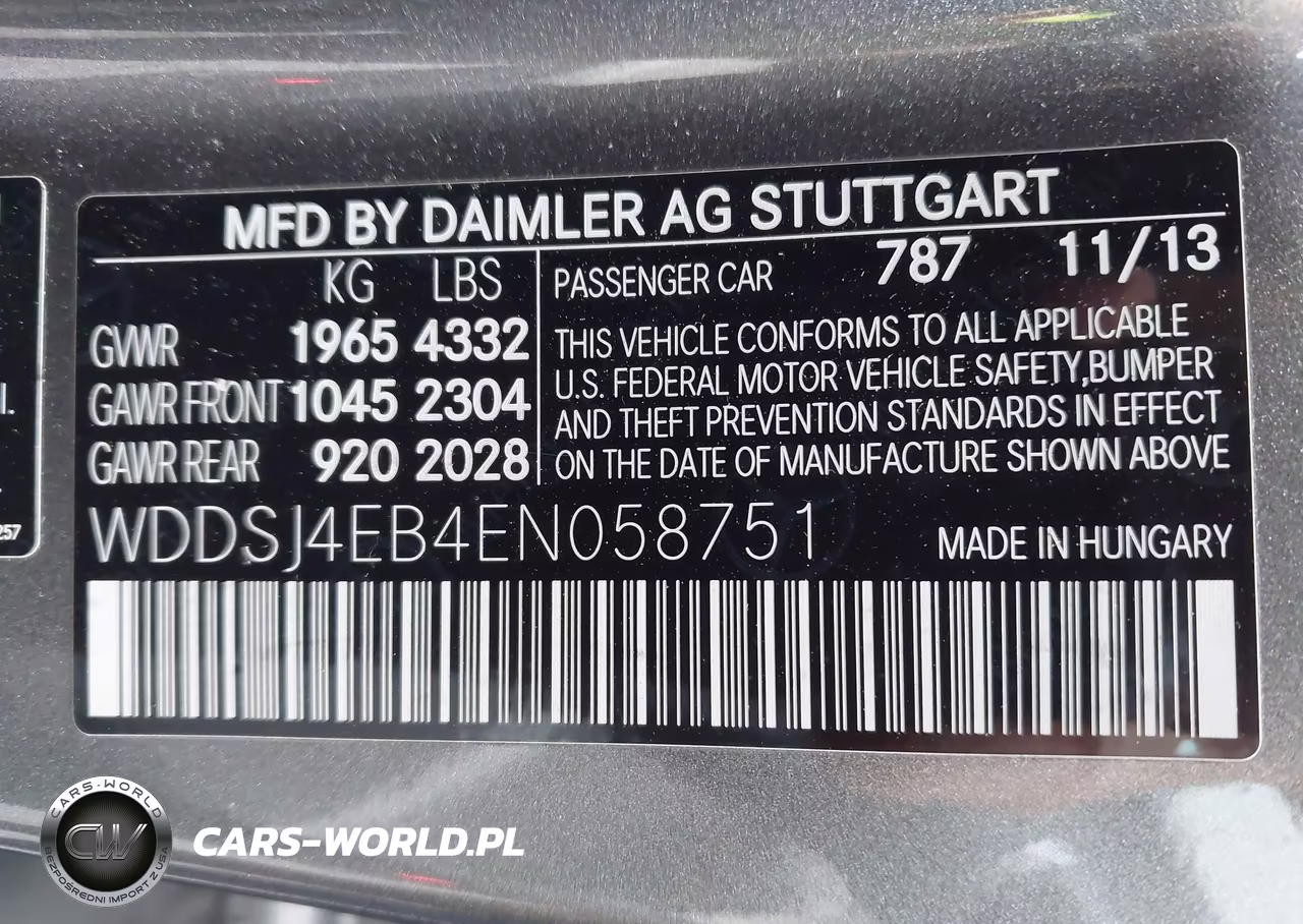 2014 Mercedes-Benz Cla 250 VIN:WDDSJ4EB4EN058751 - 9