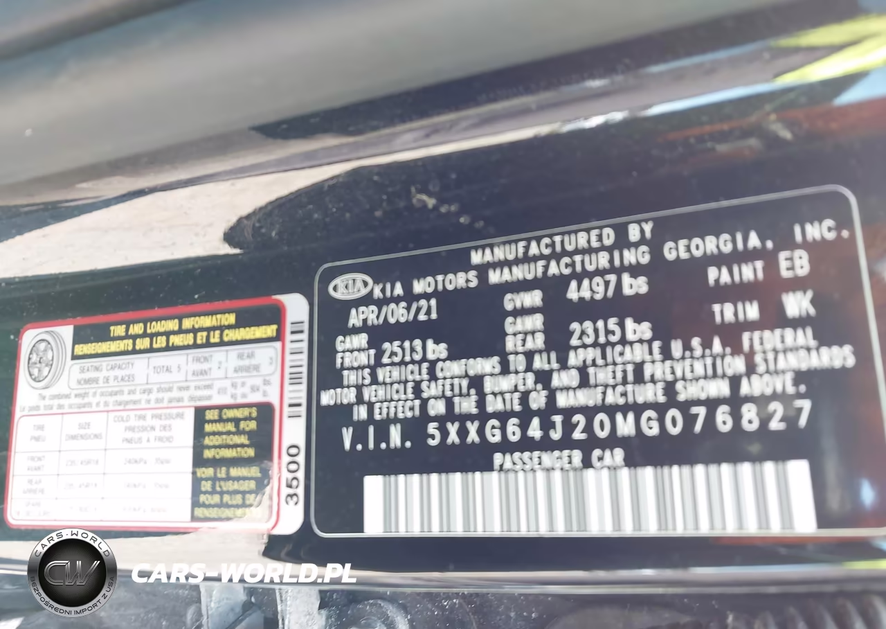 2021 Kia K5 Gt-Line VIN:5XXG64J20MG076827 - 9