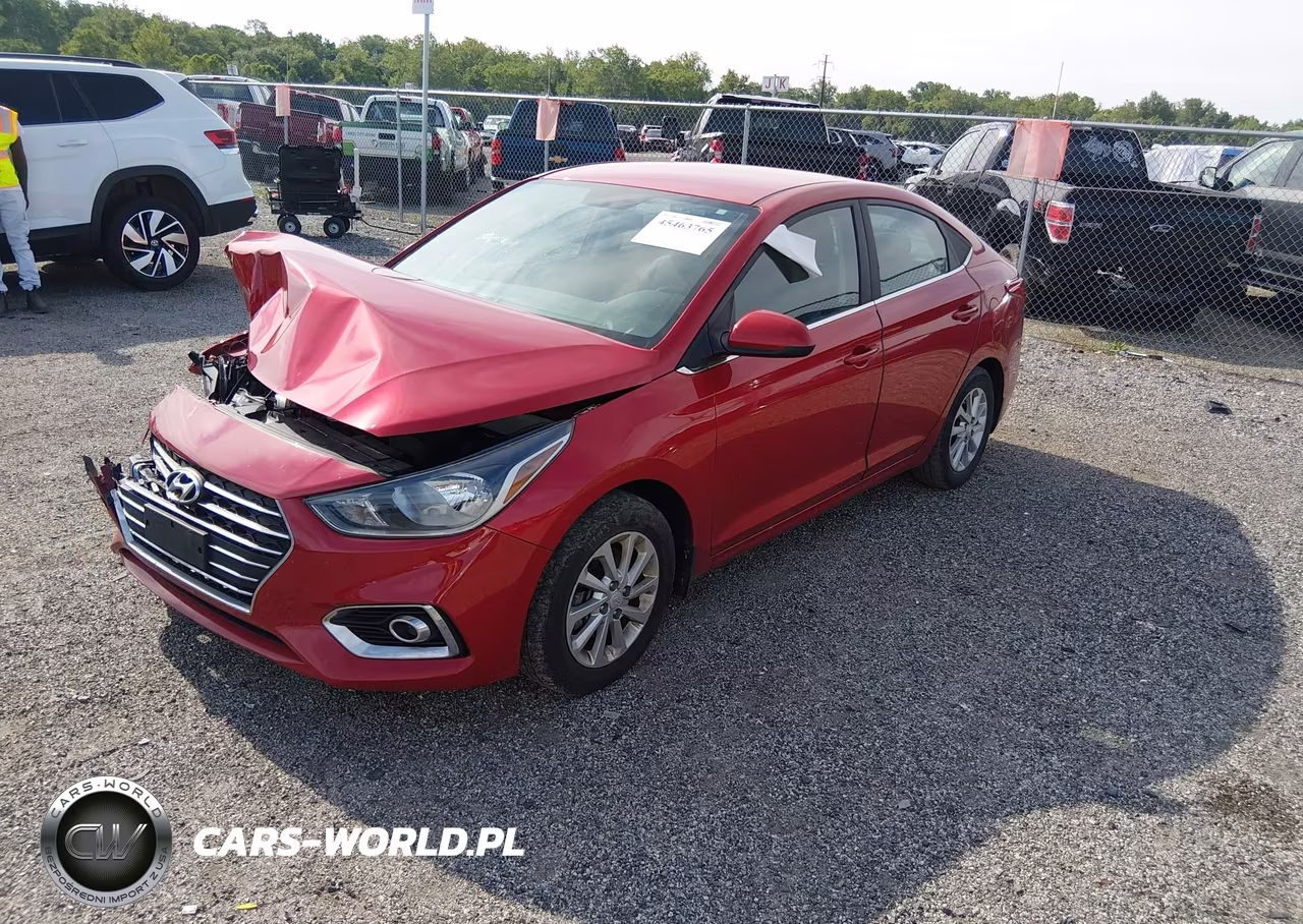 2022 Hyundai Accent Sel VIN:3KPC24A68NE168386 - 2