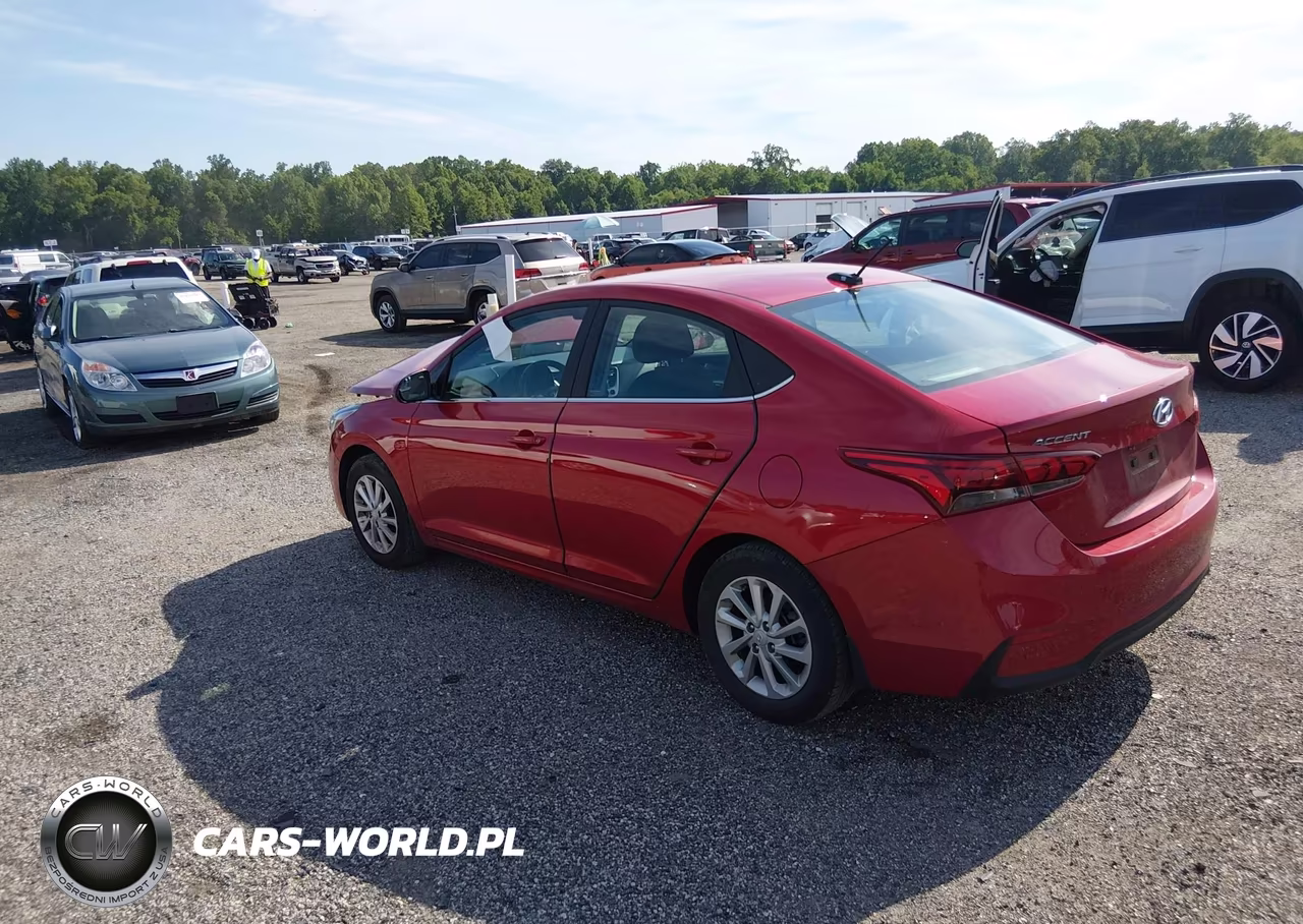 2022 Hyundai Accent Sel VIN:3KPC24A68NE168386 - 3