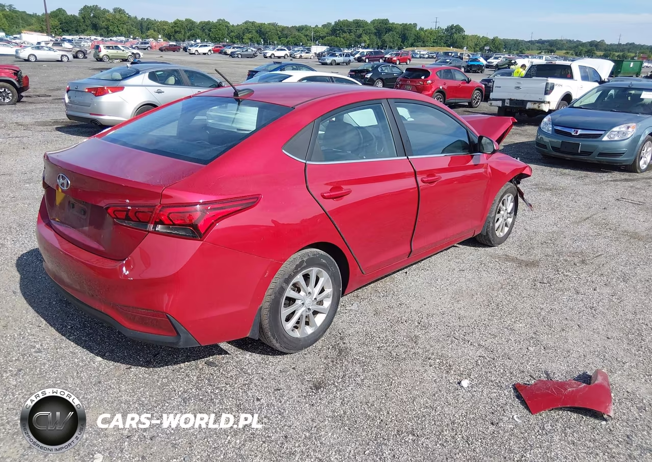 2022 Hyundai Accent Sel VIN:3KPC24A68NE168386 - 4