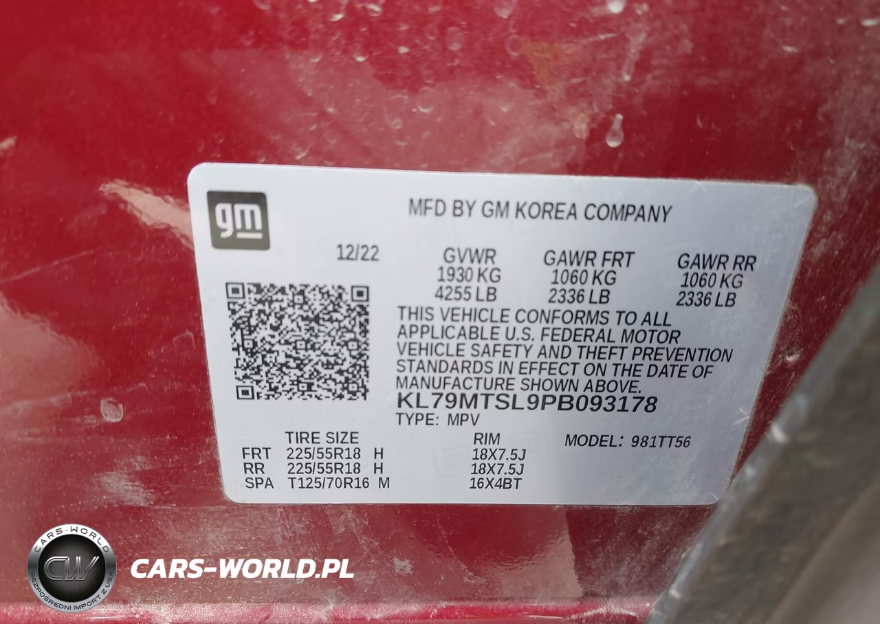 2023 Chevrolet Trailblazer Fwd Rs VIN:KL79MTSL9PB093178 - 9