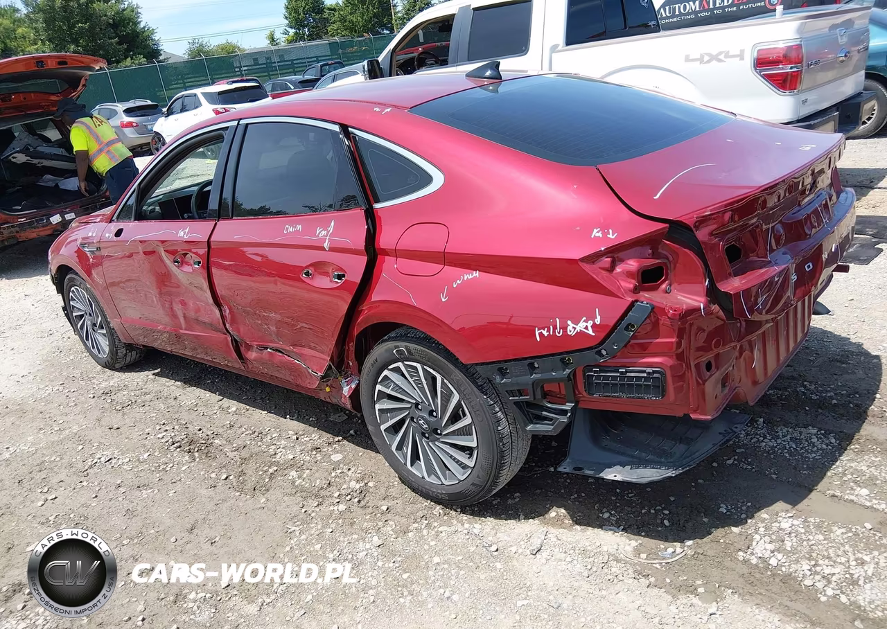 2025 Hyundai Sonata Hybrid Sel VIN:KMHL34JJ6SA125726 - 3