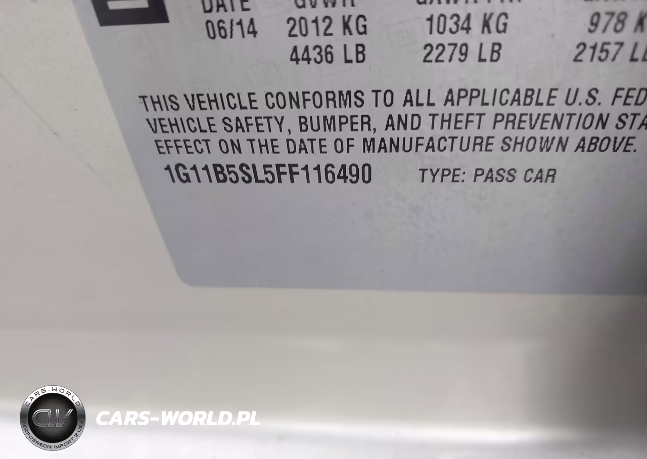 2015 Chevrolet Malibu Ls VIN:1G11B5SL5FF116490 - 9