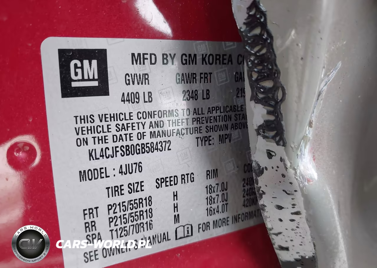 2016 Buick Encore Convenience VIN:KL4CJFSB0GB584372 - 9