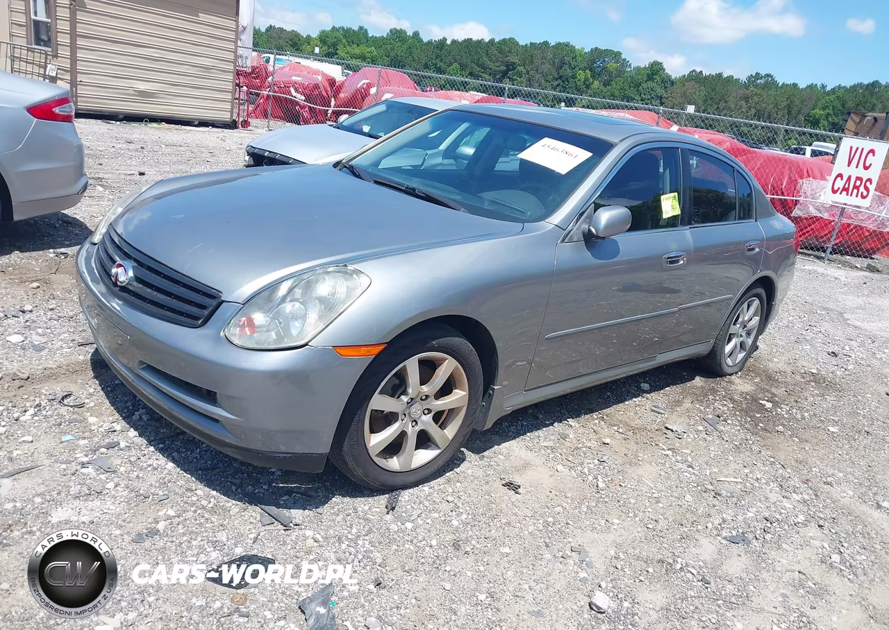 2006 Infiniti G35 VIN:JNKCV51F26M606009 - 2